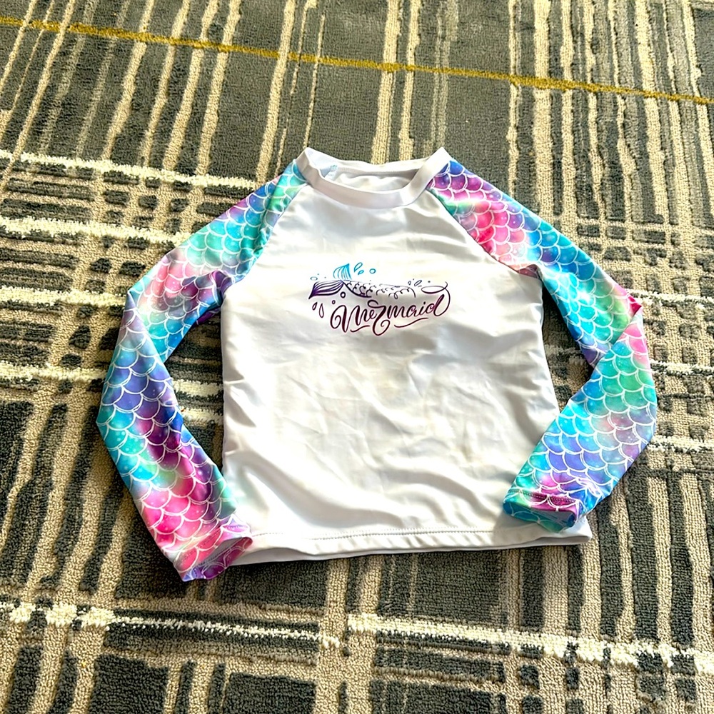NWOT  girl swimming shirt